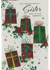 For A Really Special Sister With Love At Christmas